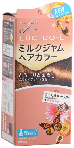 ルシードエル ミルクジャムヘアカラー #さくらメープル 【1剤】40g 【2剤】80ml