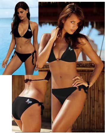 LASCANA TRIANGEL BIKINI Cup C/D SCHWARZ