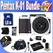 Pentax K-01 16MP APS-C CMOS Compact System Camera [Body] (White) + Extended Life Battery + 8GB SDHC Class 10 Memory Card + USB Card Reader + Memory Card Wallet + Deluxe Case w/Strap + Shock Proof Deluxe Case + Mini HDMI to HDMI Cable + Accessory Saver Bundle!