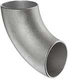 Stainless Steel 316/316L Pipe Fitting, Long Radius 90 Degree Elbow, Butt-Weld, Schedule 10, 3