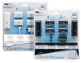 Produkt-Bild: Wii - Charging Station "Quad Charger" (black & white sortiert)