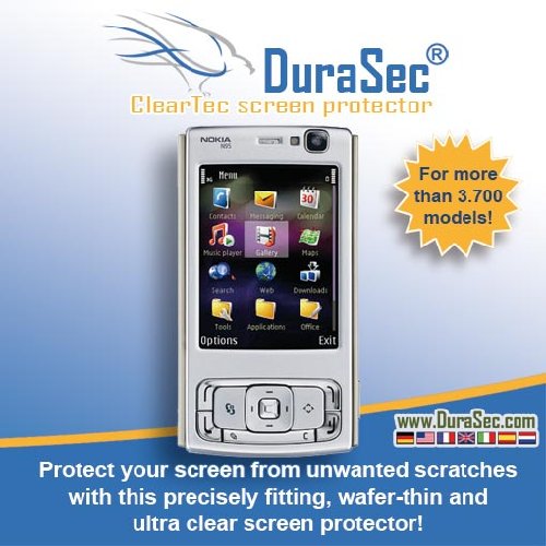 5 x DuraSec ClearTec screen protector for HP Compaq iPAQ 114