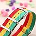 20mm Blue & White Army Nylon Sport Watch Band Straps for Men Women WB2017