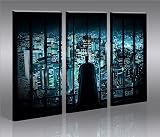 Batman Dark Knight * huge modern canvas art print gallery framed ready to hang 51" x 31" 3 pieces