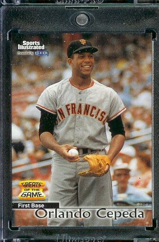 1999 Fleer Sports Illustrated Greats of the Game # 58 Orlando Cepeda San Francisco Giants Baseball Card - Mint Condition - Shipped In Protective ScrewDown Display Case!