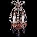 Metropolitan N950902 Crystals & Fruit 2 Light Wall Sconce in Antique Bronze with Colored Crystals & 