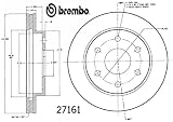 Brembo 27161 Front Disc Brake Rotor