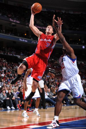 Los Angeles Clippers v Philadelphia 76ers: Blake Griffin and Elton Brand Photographic Poster Print by Jesse D. Garrabrant, 24x36