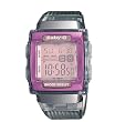 CASIO Limited Edition Baby-G Square Silver Digital Watch with Pink Accents. Model: BG180SG-8