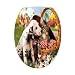 Stickersmania - Sticker Abattant WC chien et chat Réf W02 - 28 x 36,6 cm.