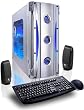 CybertronPC X-Cruiser 4000SL, Silver, AMD Athlon 64 X2 4000+ (2.00GHz), 2048MB, 250GB, DVD+-RW Dual Layer Burner Drive, Dual nVidia GeForce 7300GT in SLI Configuration, 600 Watt Power Supply, Windows Vista Home Basic, 1 Year Parts & Labor Warranty