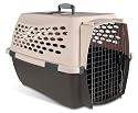 Petmate 21276 Kennel Cab Fashion Pet Carrier, Intermediate, Moss Bank/Coffee Grounds