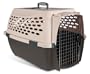 Petmate 21276 Kennel Cab Fashion Pet Carrier, Intermediate, Moss Bank/Coffee Grounds