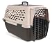 Petmate 21276 Kennel Cab Fashion Pet Carrier, Intermediate, Moss Bank/Coffee Grounds
