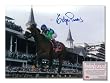Edgar Prado Barbaro Horse Racing Hand Signed 11x14 Photograph Kentucky Derby Side View Color