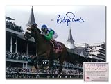 Edgar Prado Barbaro Horse Racing Hand Signed 16x20 Photograph Kentucky Derby Side View Color