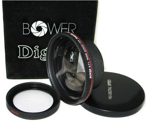 Bower 72mm 0.70x Super Wide Angle Lens with Macro Black