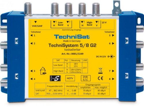 TechniSat TechniSwitch 5/8 G2 Multischalter inkl. Netzteil Preisvergleich