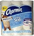 Charmin Ultra Soft Bathroom Tissue 9 Family Rolls