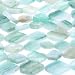 Flourite : Diamond-Shaped-Plain - 9mm Height, 13mm Width, Sold by: 16 Inch Strand with Angel Mountai