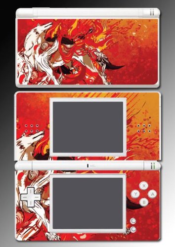 51AwoluF49L Okami Wolf Japan Game Brush Art Painting Vinyl Decal Game Skin Protector Cover 3 Nintendo DS Lite