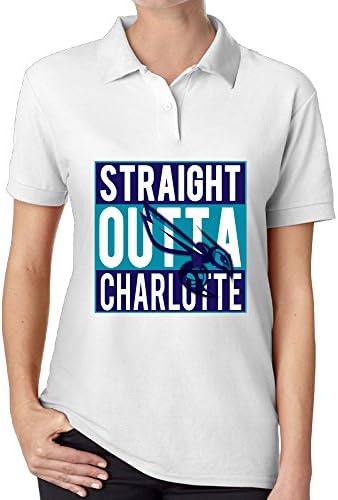 XHAXL Women's Straight Outta Charlotte Logo Polo Shirt