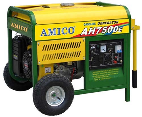 Amico Generator, 7000 Watt, Gasoline w/ Electric Start