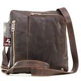 Visconti Leather iPad Bag - iPhone/MP3 Compatible - Texas Brown TX-23