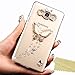 Samsung Core Prime Case, AMASELL Luxury 3D Handmade Bling Clear Soft TPU Silicone Case Back Cover for Samsung Galaxy Core Prime SM-G3606 SM-G3609 Case, Diamond Butterfly