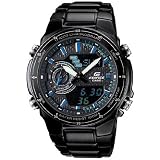 Casio Edifice Black Chrono Watch with Stainless Steel Band (EFA131BK-1AV)