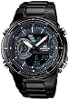 Black Stainless Steel Edifice Black Label EFA Chronograph Analog Digital