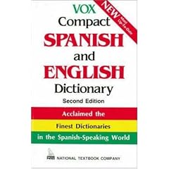 Vox Compact Spanish and English Dictionary: English-Spanish/Spanish-English (Vox Dictionary Series)