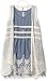 Beautees Girls' Dress with Embroidered Hem and Cardigan