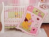 Winnie the Pooh Girl 4 Pc Crib Set - Cuddle Me Pooh