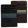 Perry Ellis Genuine Leather Elastic Flip Wallet