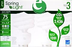 TCP 19 Watt Spring Light CFL Soft White Bulb, 3-Pack