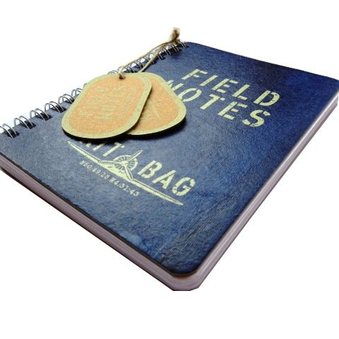 A6 Cahier Spiralé - Kit Sac Bleu Notes de Terrain - 80 feuilles = 160 pages - Ligné - Taille 148mm x 105mm