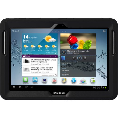 OtterBox Defender Series Hybrid Case for Samsung Galaxy Tab 2 10.1 – Black