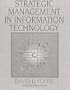 Strategic Management in Information Technology