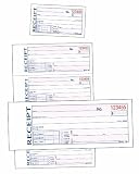 Adams Money and Rent Receipt, 2.75 x 5.38 Inches, 2-Parts, Carbonless, 50 Sets, White and Canary, (DC2501)