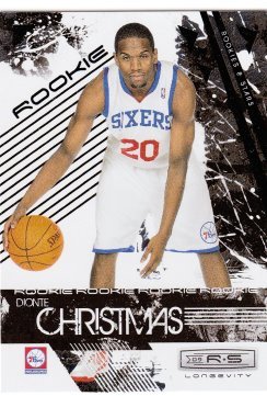 Dionte Christmas Philadelphia 76ers 2009-10 Rookies and Stars Longevity #120 Rookie Basketball Card