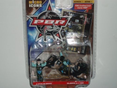 Professional Bull Rider Justin McBride and Cash Series 1 with PBR Trading Card