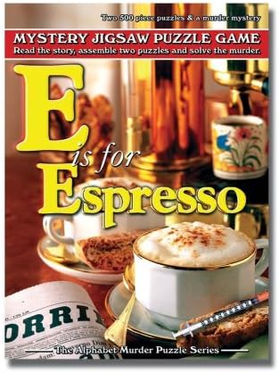 TDC Games Alphabet Mystery Puzzle - E is for Espresso