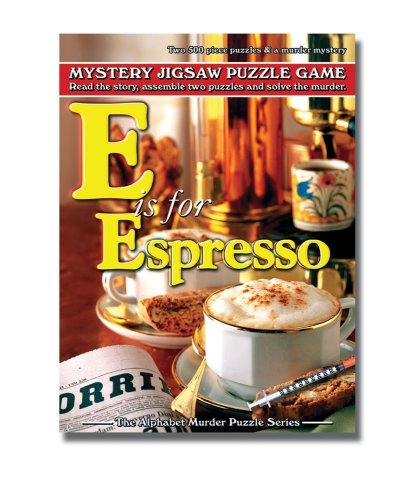 TDC Games Alphabet Mystery Puzzle - E is for Espresso
