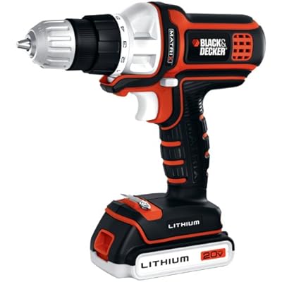 Black & Decker BDCDMT120 20-Volt MAX Lithium-Ion Matrix Cordless Drill