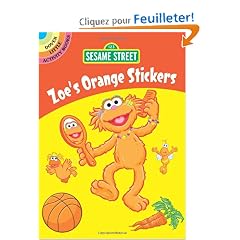 Sesame Street Zoe's Orange Stickers