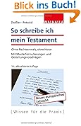 So schreibe ich mein Testament