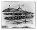 Historic Print (L): Plank's Hotel, at Mackinac [Michigan]