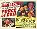 Force of Evil - Movie Poster - 11 x 17