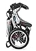 Schwinn Turismo Single Swivel Stroller, Grey/Blue